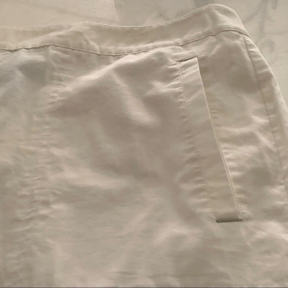 SO Blue Sigrid Olsen White Capri Pants - Picture 6 of 8